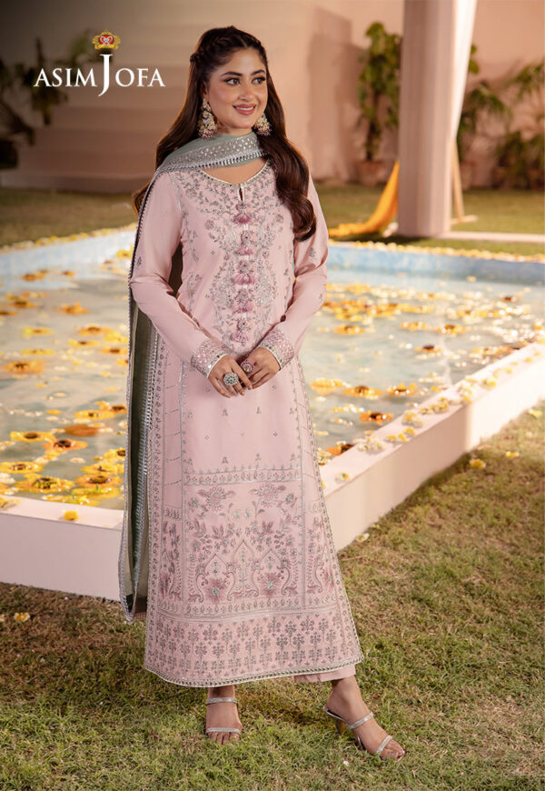 Asim Jofa Ajcf-14 Embroidered Boski Silk
