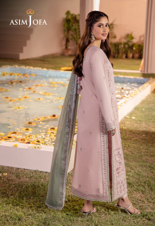 Asim Jofa Ajcfp-14 Embroidered Boski Silk Stitched