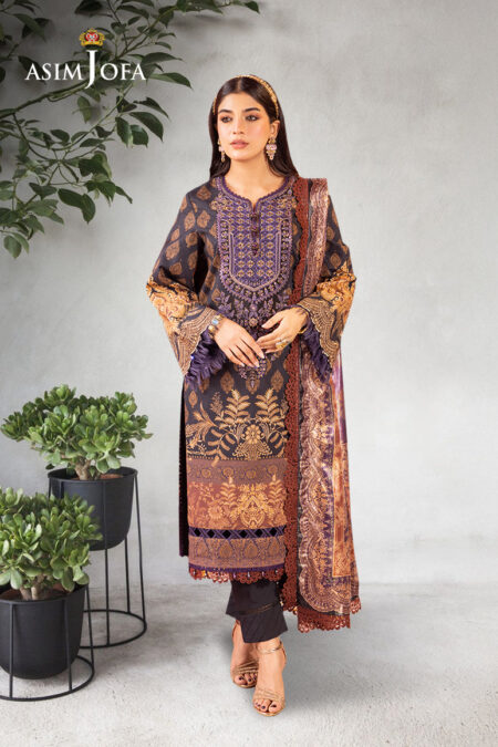 Asim Jofa Ajra-01 Embroidered