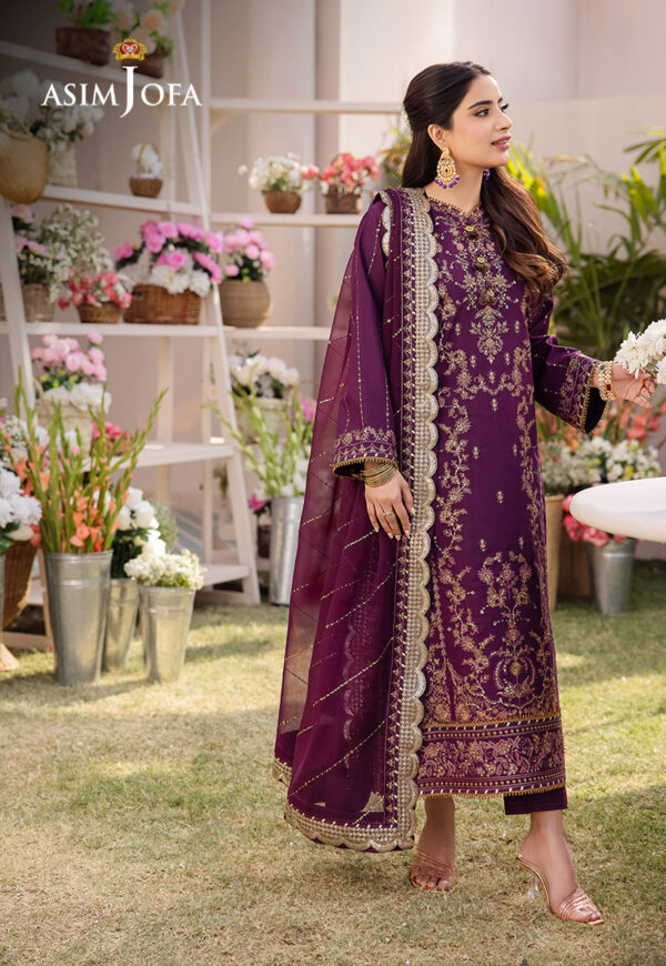 Asim Jofa Ajcf-22 Embroidered Boski Silk
