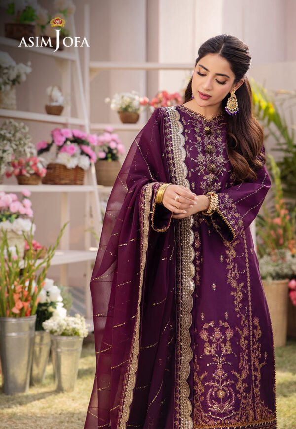 Asim Jofa Ajcfd-22-Xs Embroidered