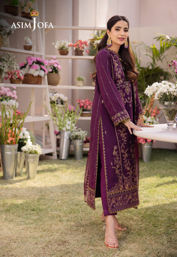 Asim Jofa Ajcf-22 Embroidered Boski Silk