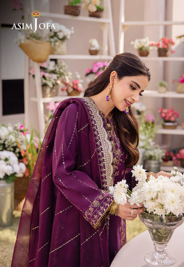 Asim Jofa Ajcf-22 Embroidered Boski Silk