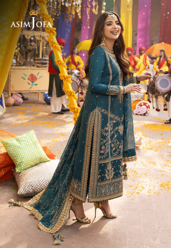 Asim Jofa Ajcd-07 Embroidered Twisted Silk