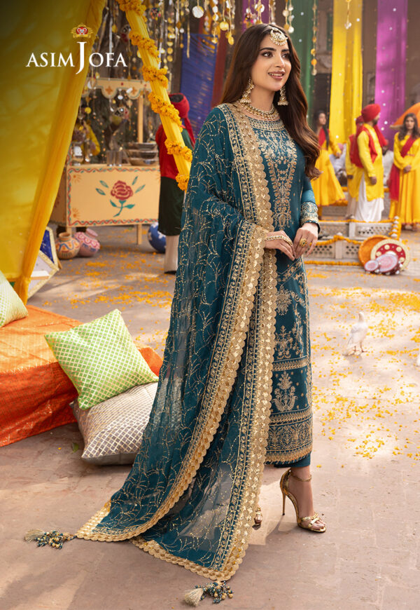 Asim Jofa Ajcd-07 Embroidered Twisted Silk