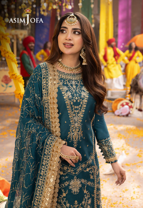 Asim Jofa Ajcd-07 Embroidered Twisted Silk