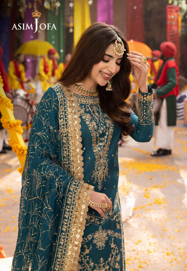 Asim Jofa Ajcd-07 Embroidered Twisted Silk