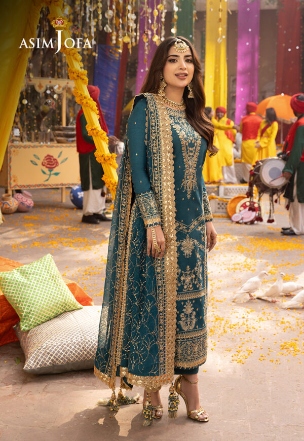 Asim Jofa Ajcd-07 Embroidered Twisted Silk