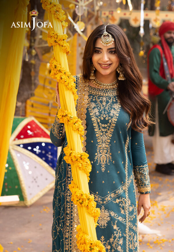 Asim Jofa Ajcd-07 Embroidered Twisted Silk