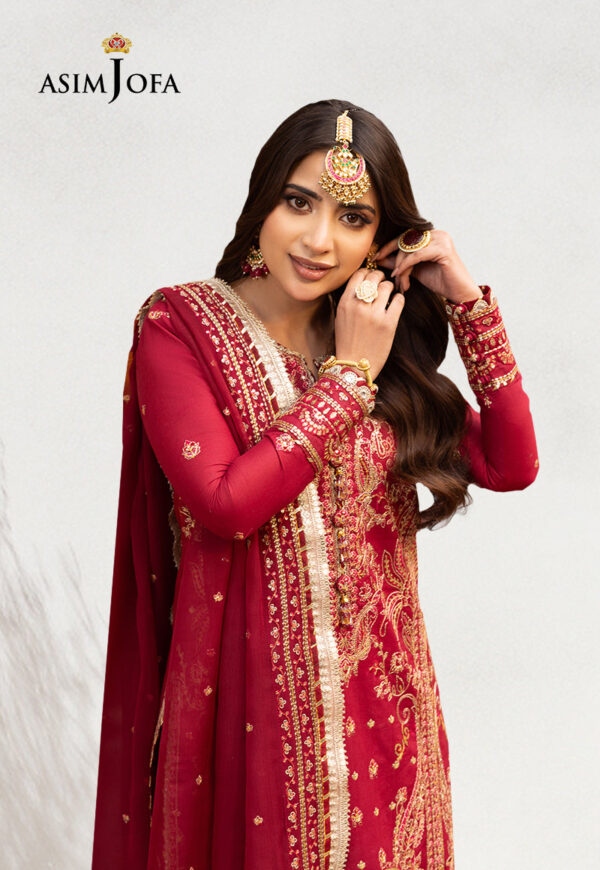 Asim Jofa Ajcd-25 Embroidered Twisted Silk