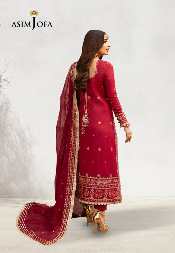 Asim Jofa Ajcd-25 Embroidered Twisted Silk