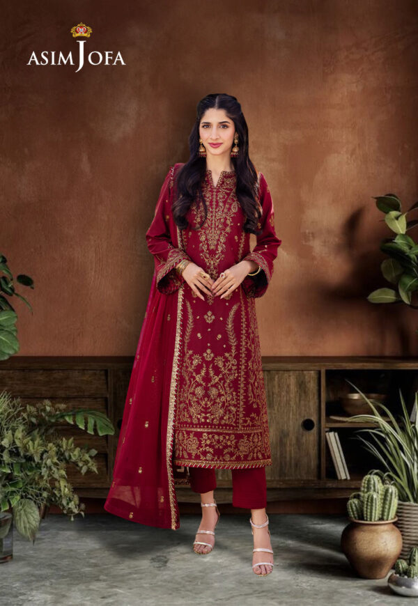 Asim Jofa Ajcf-28 Embroidered Boski Silk