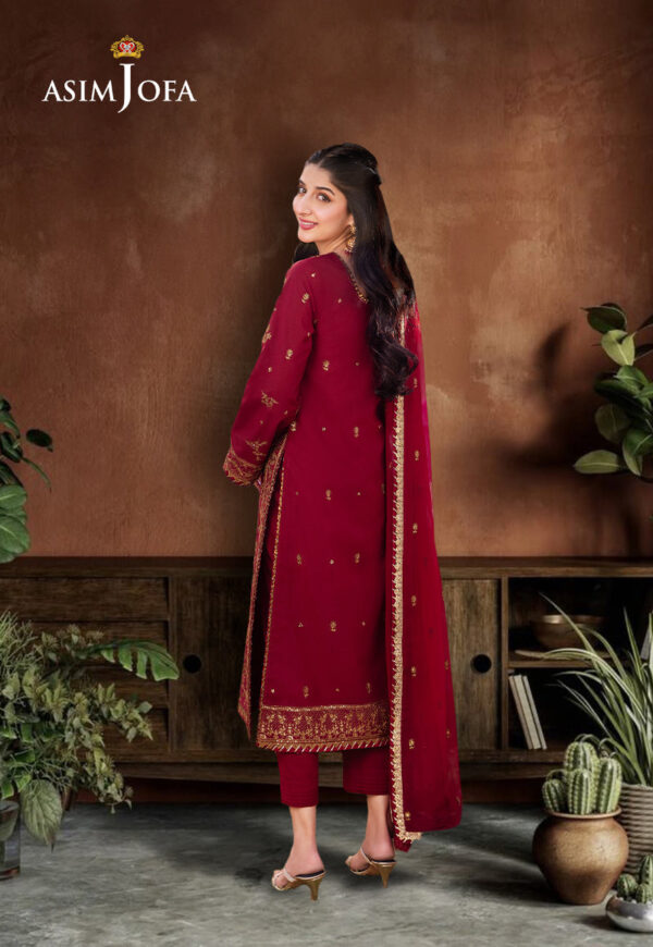 Asim Jofa Ajcf-28 Embroidered Boski Silk