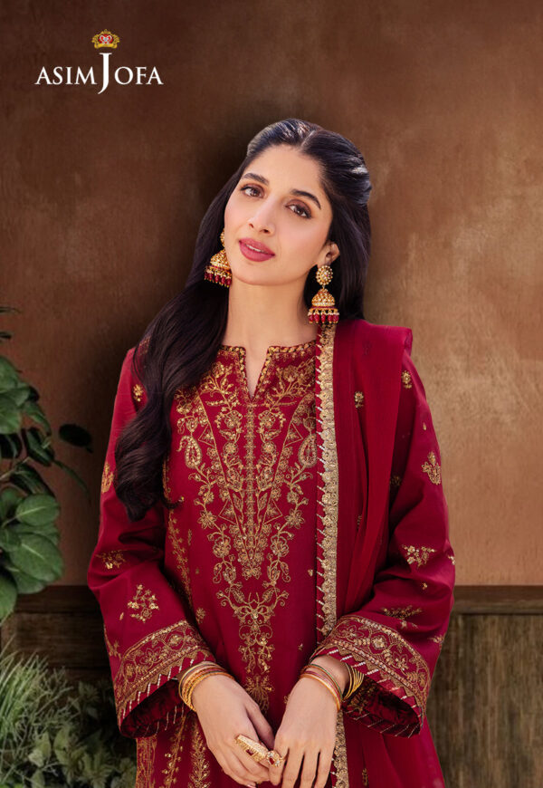 Asim Jofa Ajcf-28 Embroidered Boski Silk