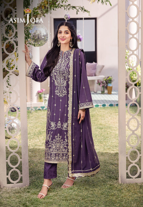 Asim Jofa Ajcfd-29 Embroidered Jumbo Silk