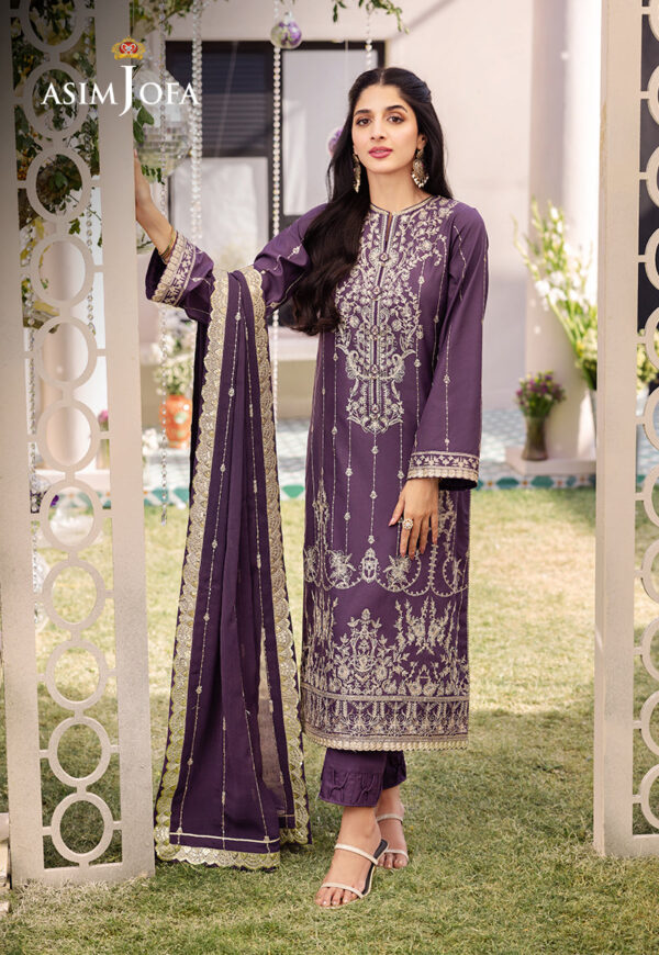 Asim Jofa Ajcfd-29 Embroidered Jumbo Silk