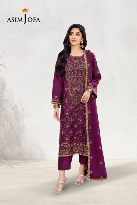 Asim Jofa Ajcf-07 Embroidered Jumbo Silk 