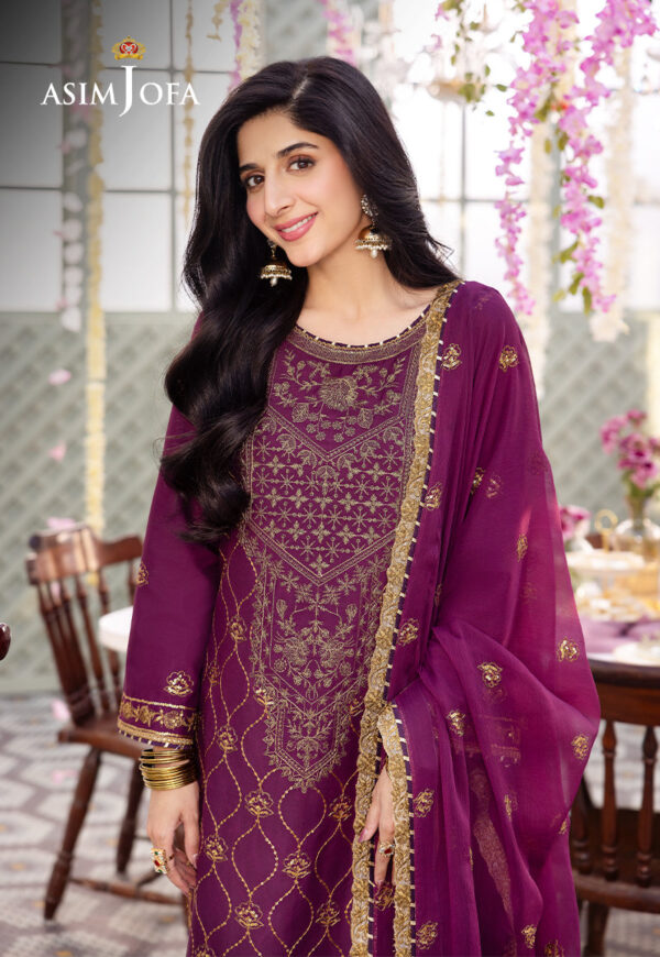 Asim Jofa Ajcfp-07 Embroidered Jumbo Silk Stitched