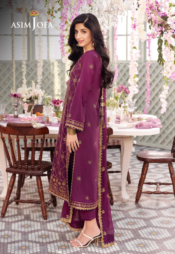 Asim Jofa Ajcfp-07 Embroidered Jumbo Silk Stitched