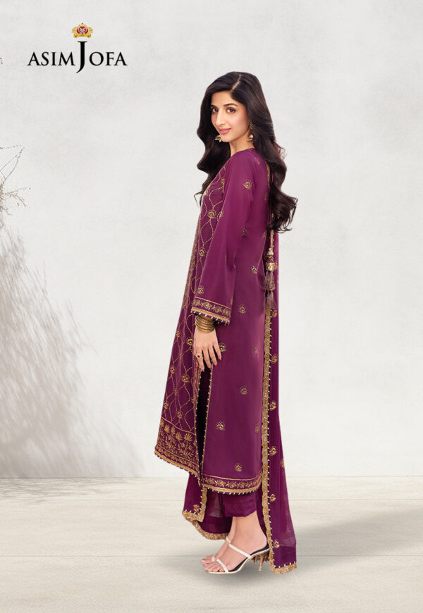 Asim Jofa Ajcf-07 Embroidered Jumbo Silk