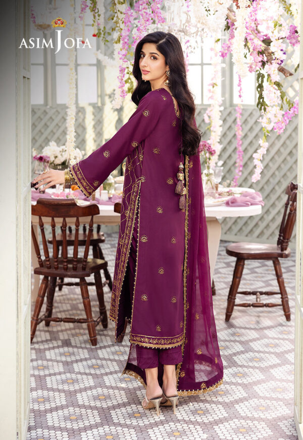Asim Jofa Ajcfp-07 Embroidered Jumbo Silk Stitched