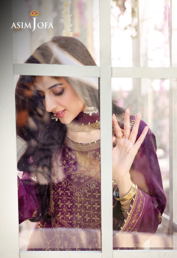 Asim Jofa Ajcfp-07 Embroidered Jumbo Silk Stitched