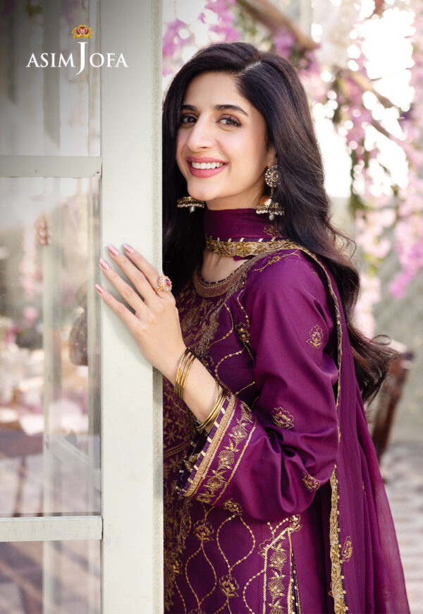 Asim Jofa Ajcfp-07 Embroidered Jumbo Silk Stitched