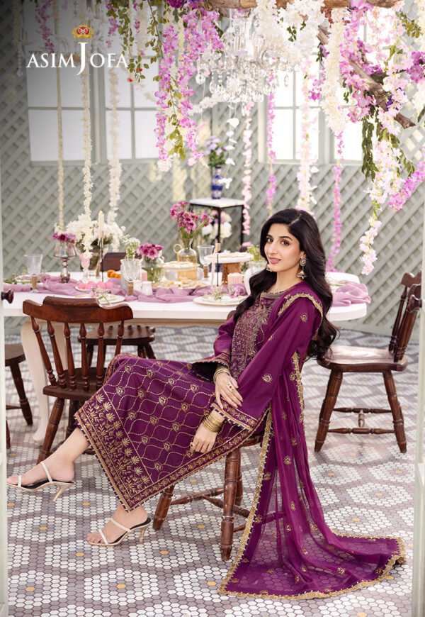 Asim Jofa Ajcfp-07 Embroidered Jumbo Silk Stitched
