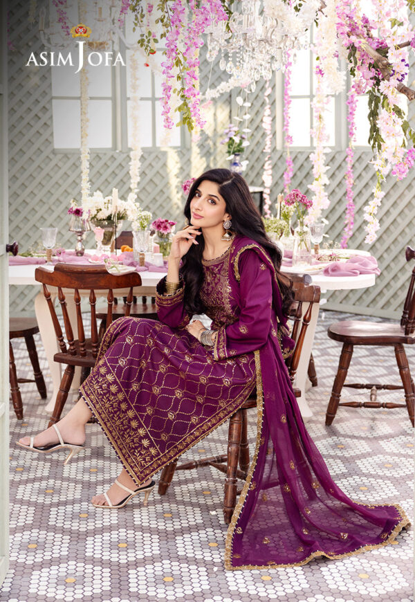 Asim Jofa Ajcfp-07 Embroidered Jumbo Silk Stitched