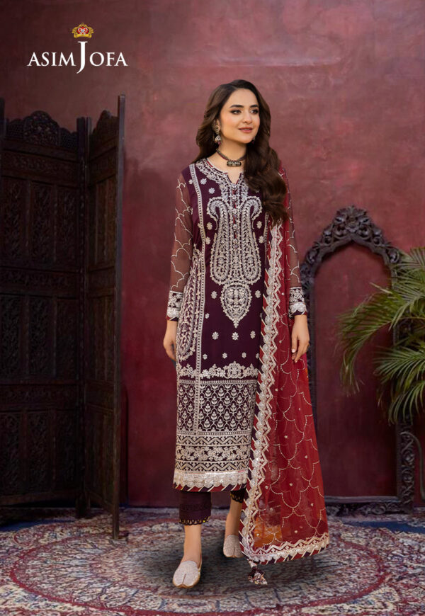 Asim Jofa Ajda-01 Embroidered