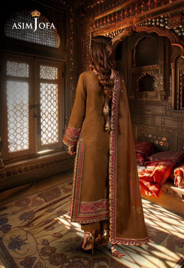 Asim Jofa Ajcd-08 Embroidered Twisted Silk