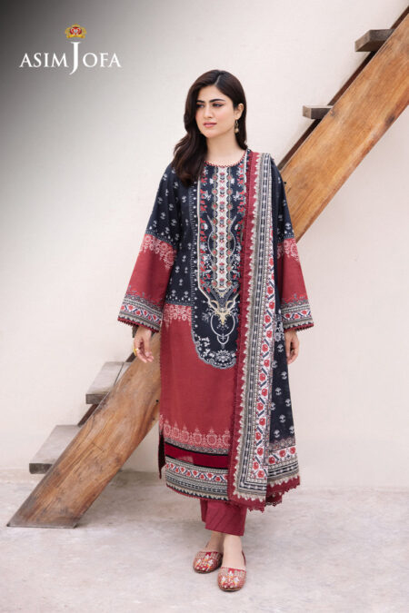 Asim Jofa Ajbud-5 Printed Stitched 