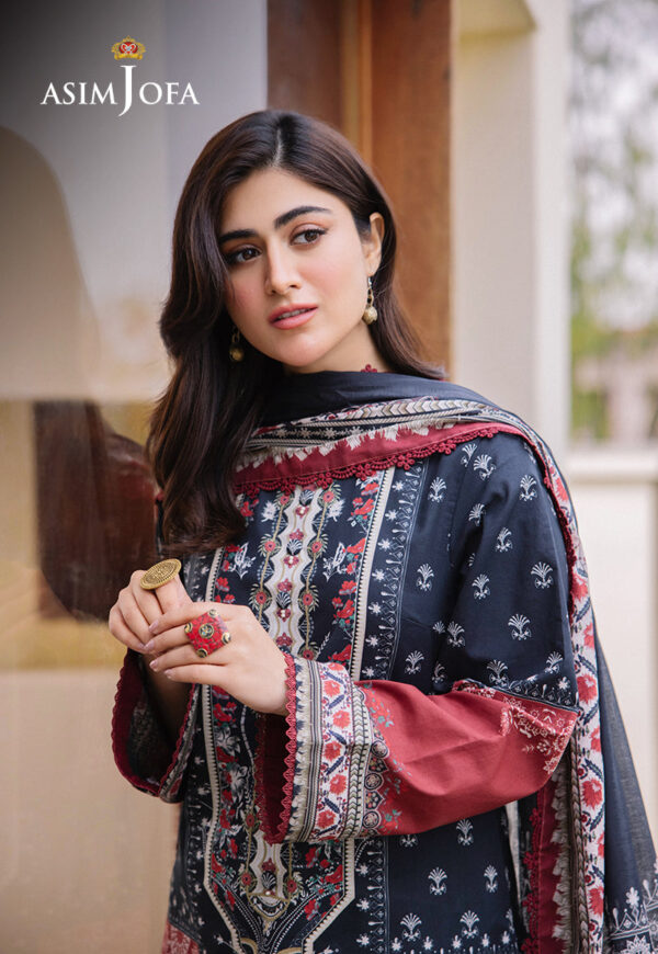 Asim Jofa Ajbud-5 Printed Stitched