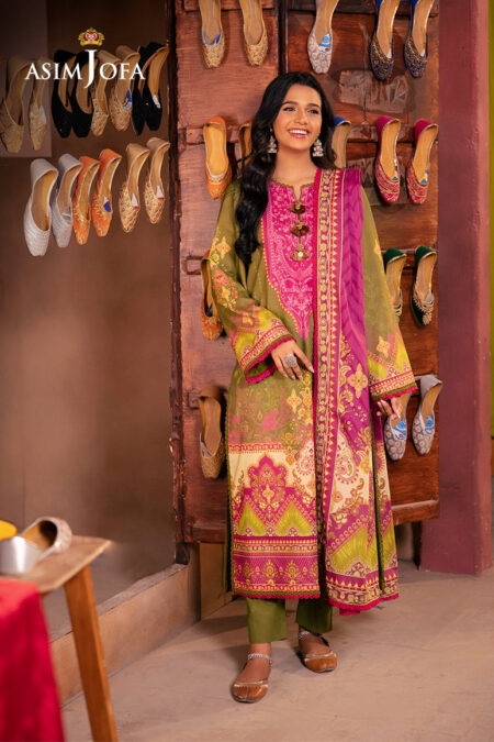 Asim Jofa Ajel-17 Printed Lawn 