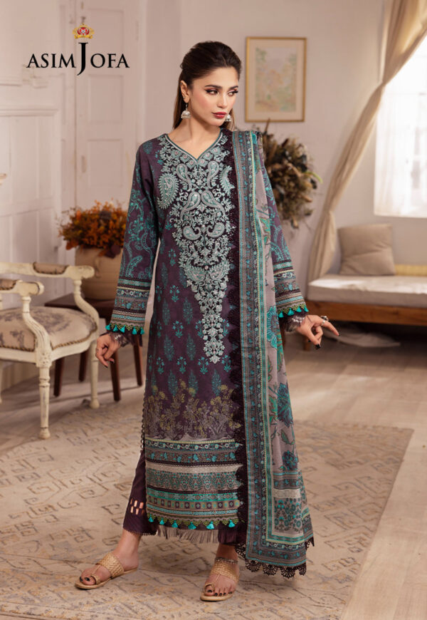 Asim Jofa Ajnr-08 Embroidered Cambric