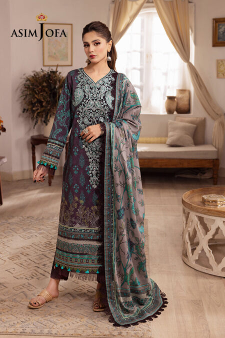 Asim Jofa Ajnr-08 Embroidered Cambric 