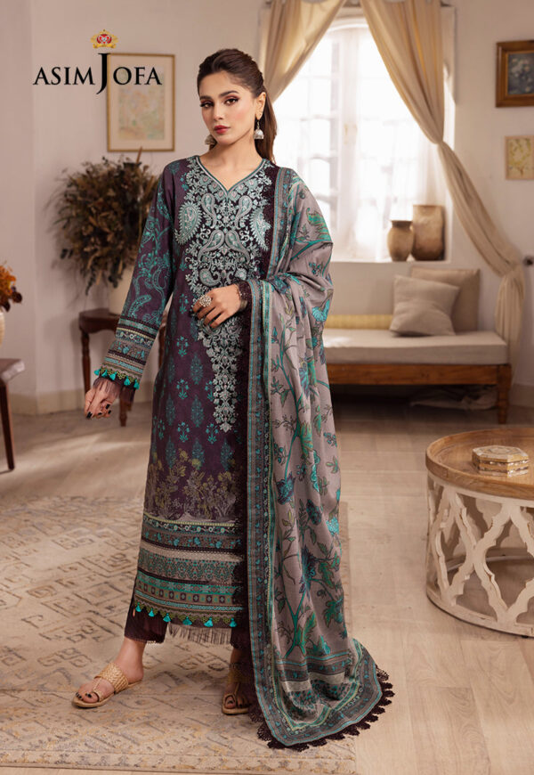 Asim Jofa Ajnr-08 Embroidered Cambric