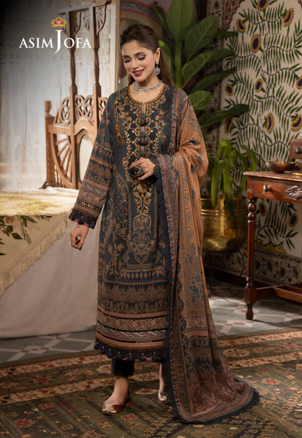 Asim Jofa Ajnrp-05 Stitched Embroidered Cambric Stitched