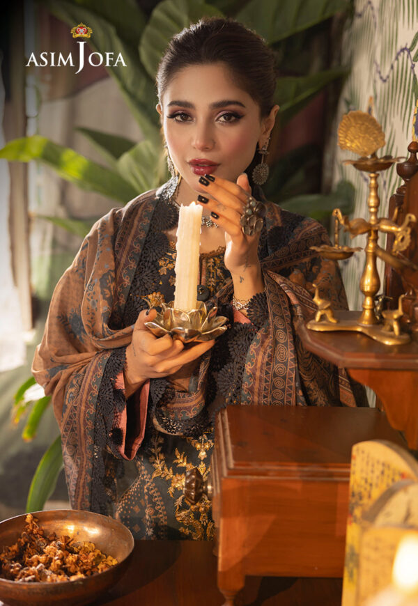 Asim Jofa Ajnrp-05 Stitched Embroidered Cambric Stitched
