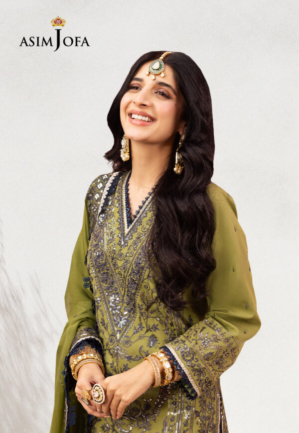 Asim Jofa Ajcd-10 Embroidered Twisted Silk
