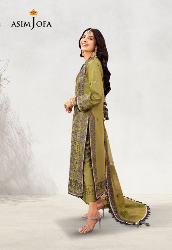 Asim Jofa Ajcd-10 Embroidered Twisted Silk