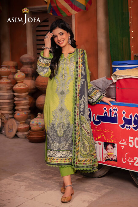 Asim Jofa Ajel-01 Printed Lawn 