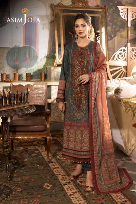 Asim Jofa Ajnr-02 Embroidered Cambric 