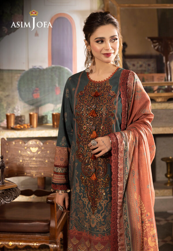 Asim Jofa Ajnrp-02 Embroidered