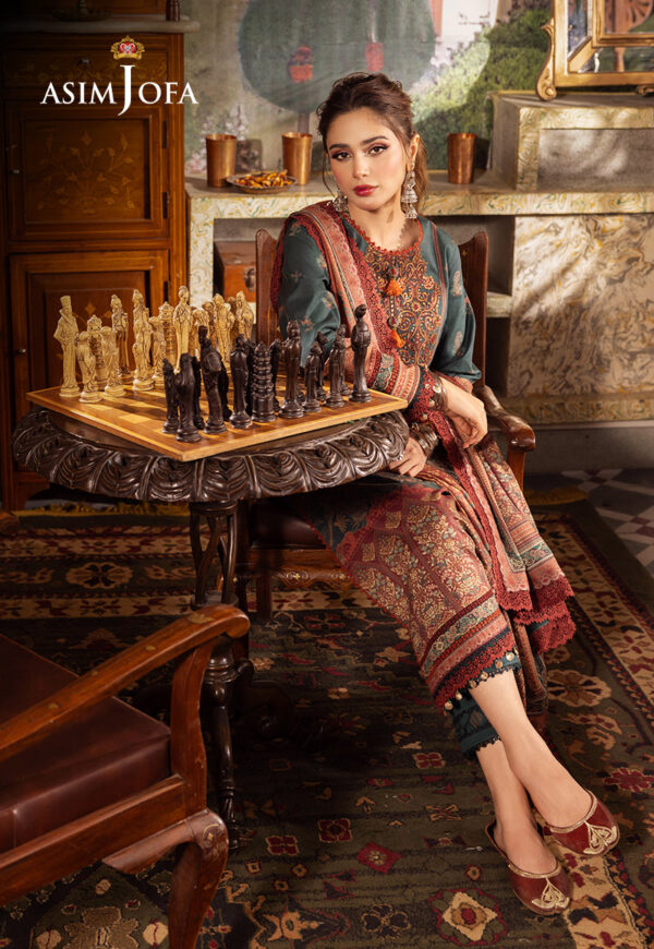 Asim Jofa Ajnrp-02 Embroidered