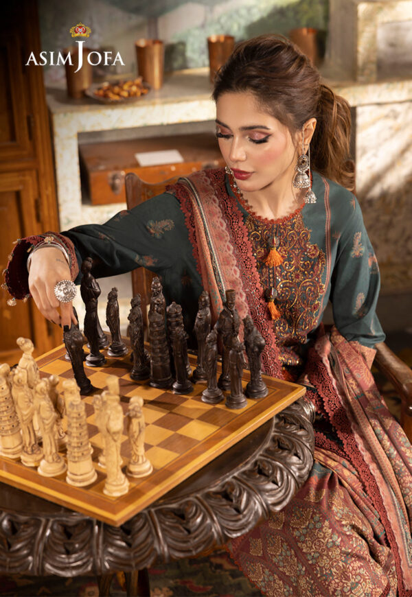 Asim Jofa Ajnrp-02 Embroidered