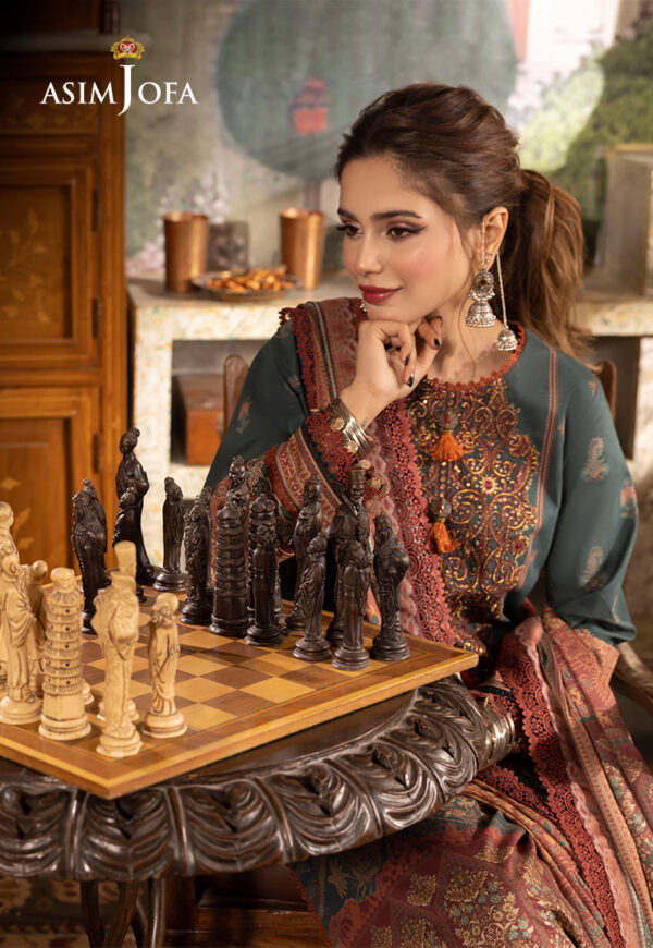 Asim Jofa Ajnrp-02 Embroidered