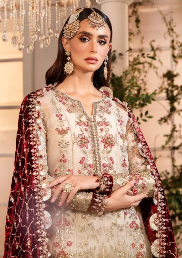 Maria B Wedding Edition 24 Mwe 05 Mbroidered Formal Collection - Image 2