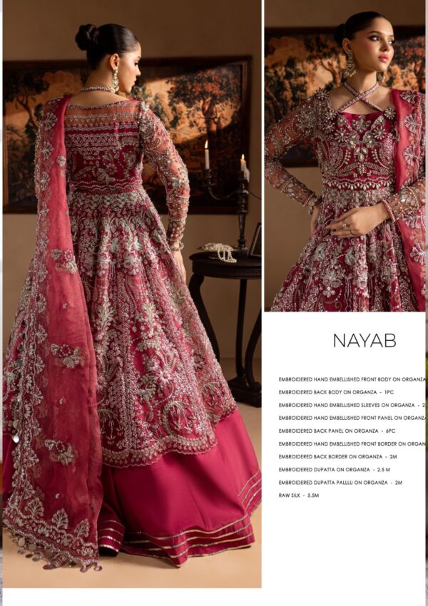 Maria Osama Khan Wedding Nayab Lamhay Formal Collection - Image 2