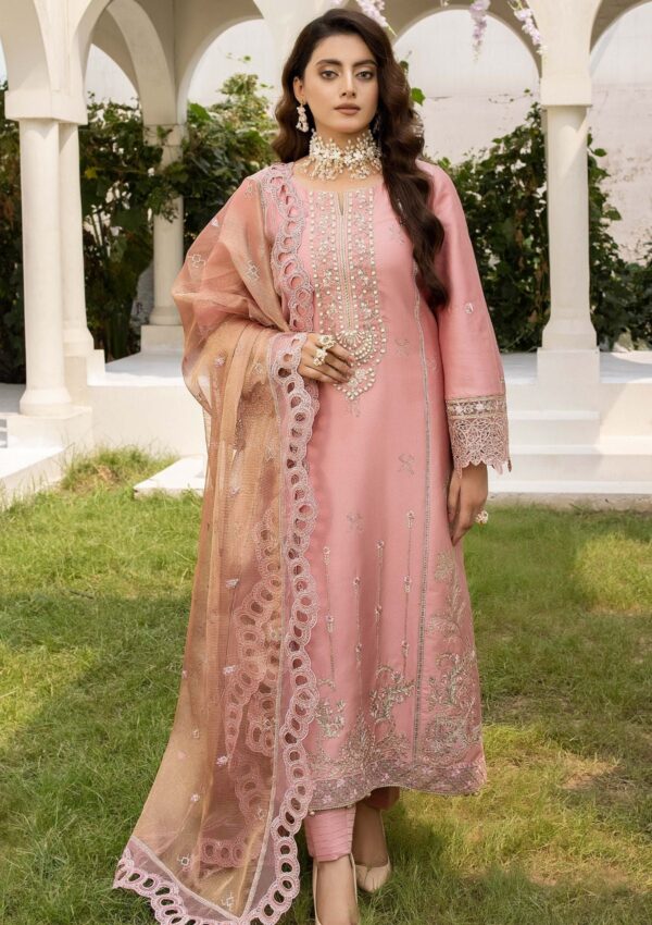 Meem Handwork Mcs 1 Deep Rose Cotton Sateen